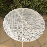 Iron tripod side table wrought iron
