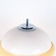 Mushroom desk lamp in opaline glass with a marble base, 1960s