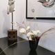 Vase Elchinger noir et bordeau