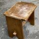 Scandinavian solid wood stool 1950