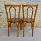 Paire de chaises de bistrot Luterma en bois courbé