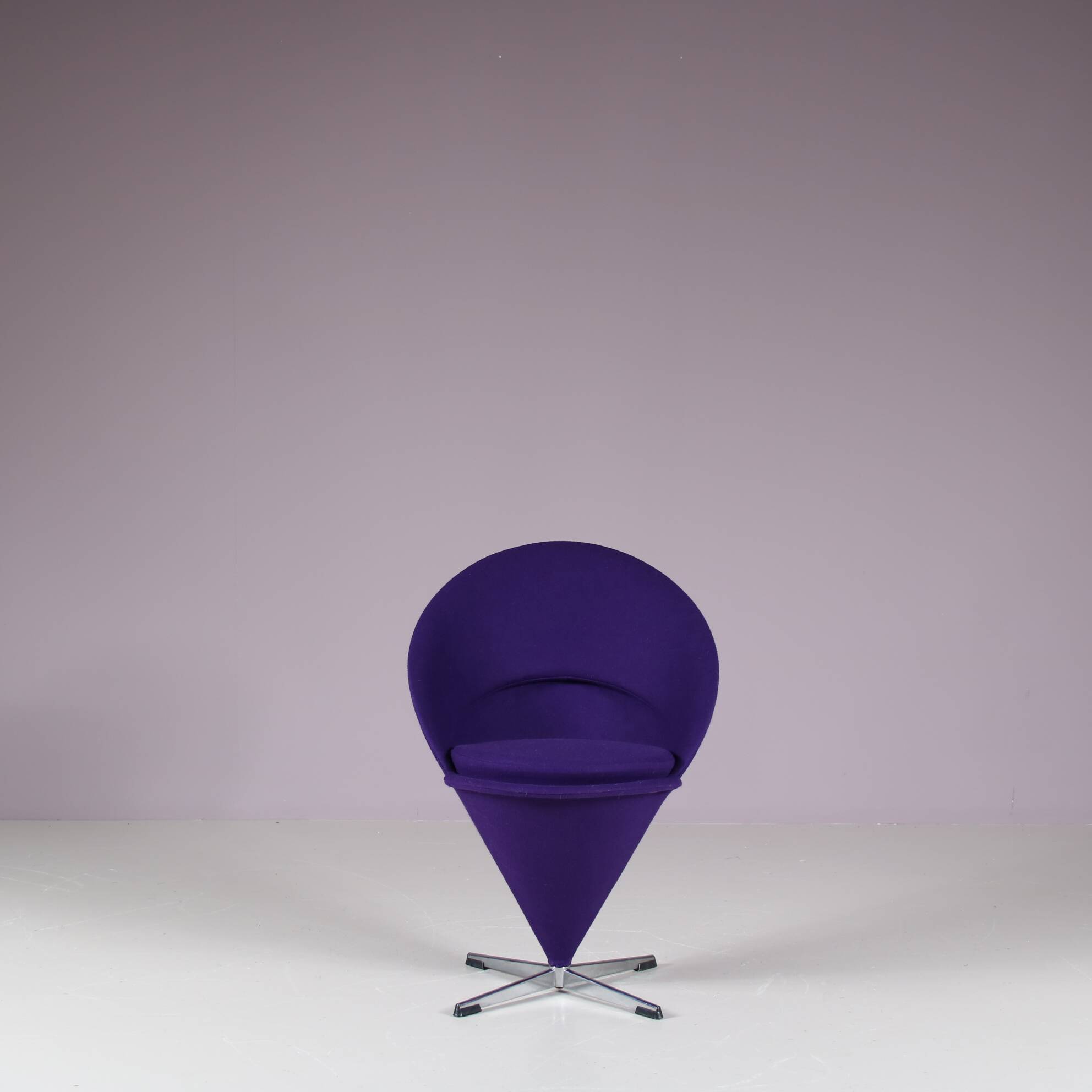 1960s “Cone” Chair by Verner Panton for Plus Linje, Denmark