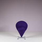 Chaise « Cone » des années 1960 par Verner Panton pour Plus Linje, Danemark