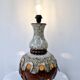 Vintage 60-70's sun lamp ceramic fat lava style functional