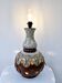Vintage 60-70's sun lamp ceramic fat lava style functional