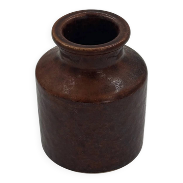 Vintage stoneware bottle vase