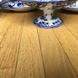 Lot of plates in earthenware creil mounteau