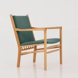 Beech armchair, Danish design, 1970s, designer: Erik Ole Jørgensen, manufac