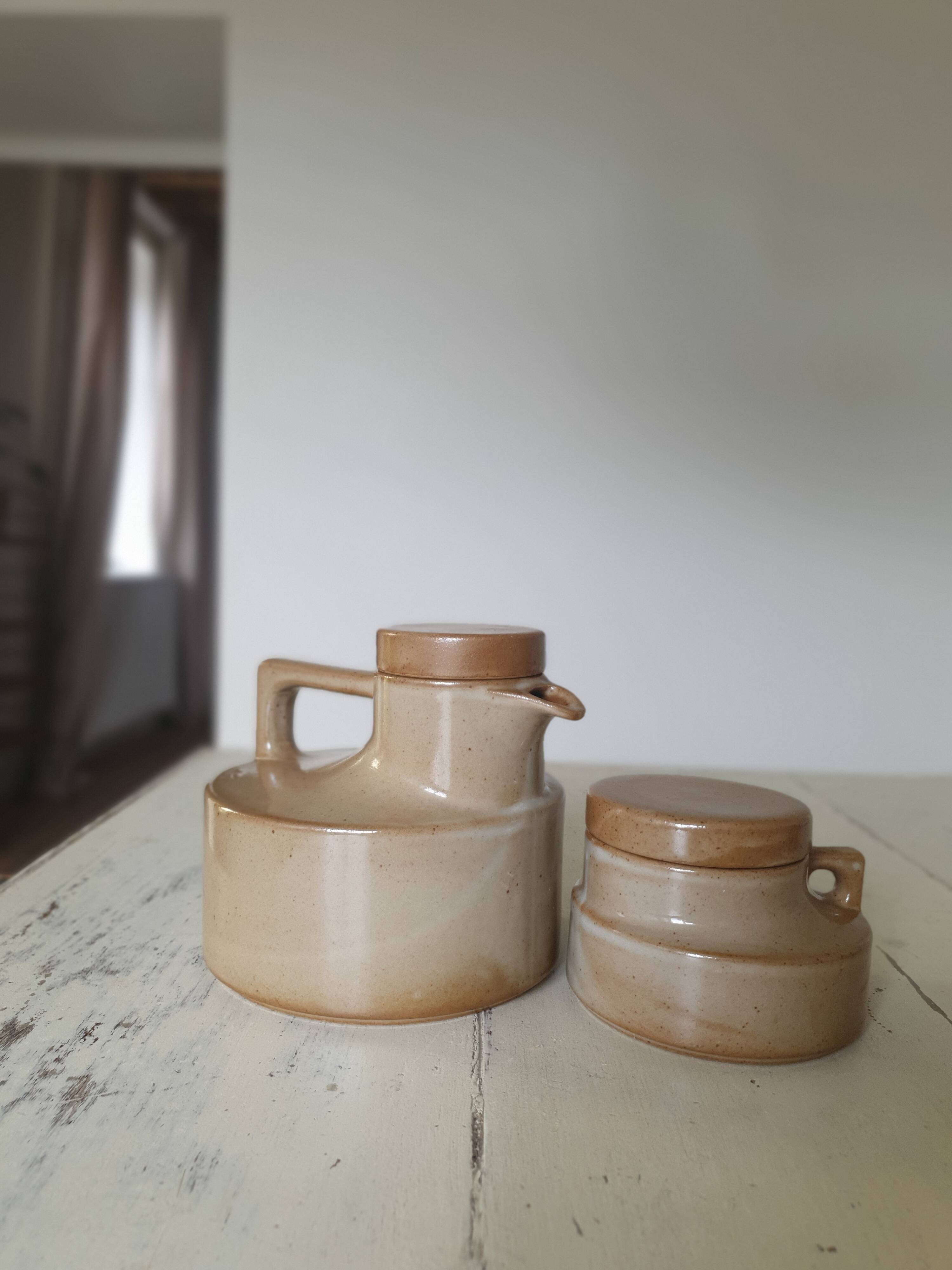 Coffee maker and sugar maker in Brenne sandstone