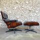 Herman Miller Lounge chair & ottoman rosewood Charles & Ray Eames 1960s