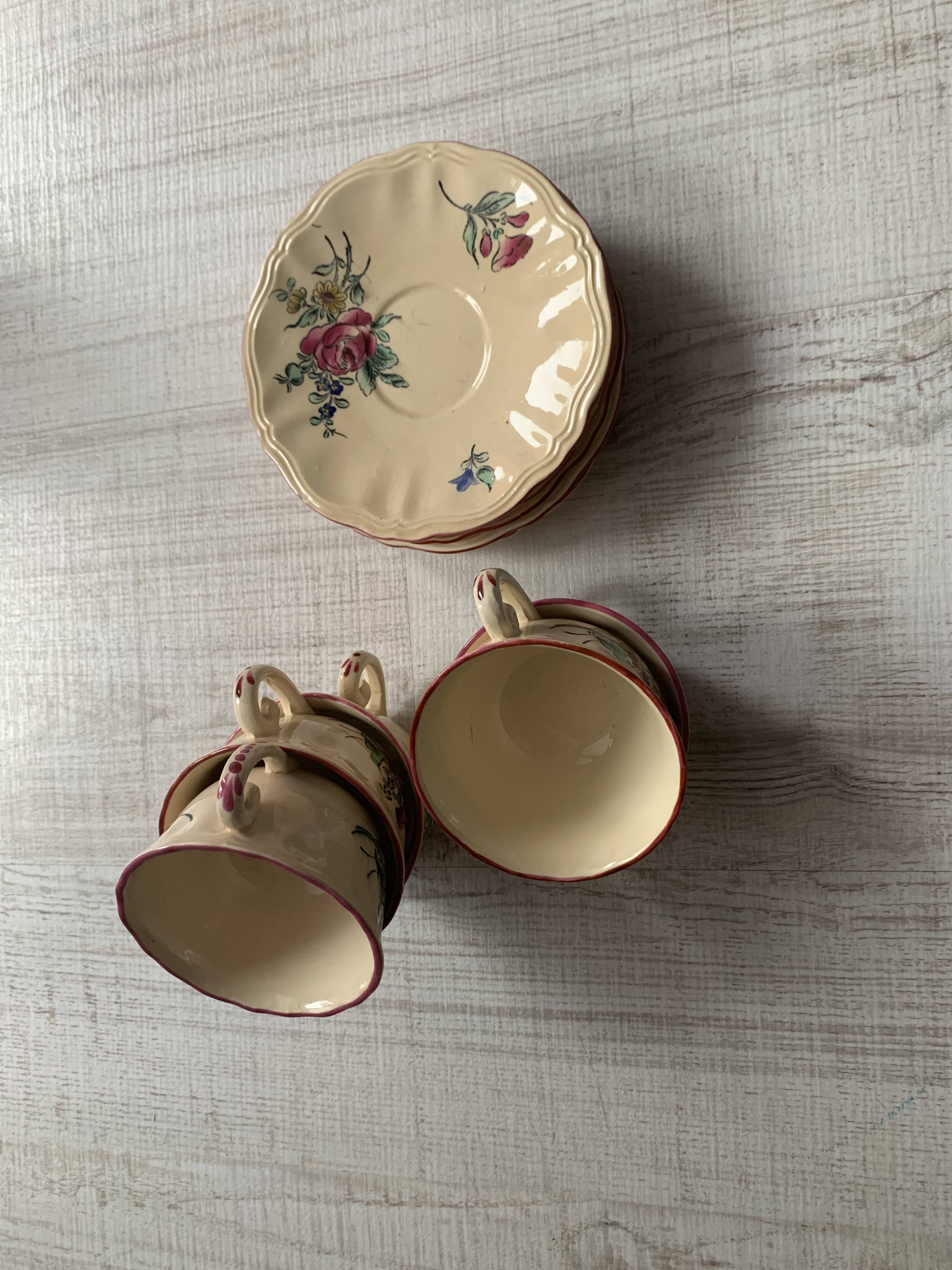 Luneville Floral Coffee Set