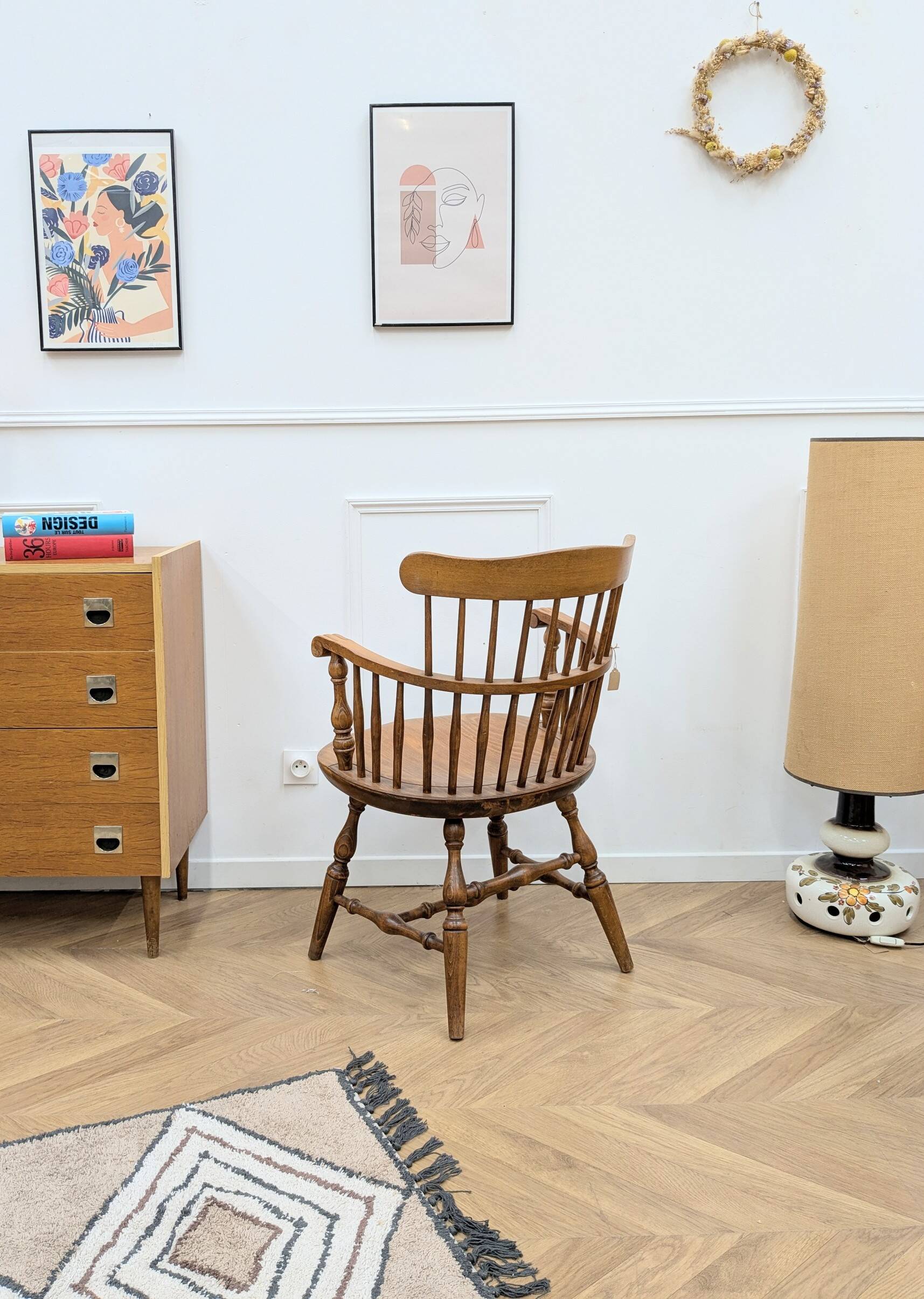Fauteuil vintage en bois Stol Kamnik