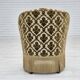 1950s, Danish easy chair, furniture velour, ash wood legs.