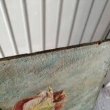 Oil on still life panel with roses