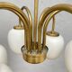 Danish Modernist 6 Arm Chandelier by LYFA