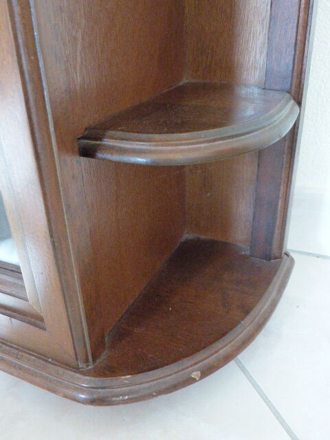 Solid wooden wall shelf