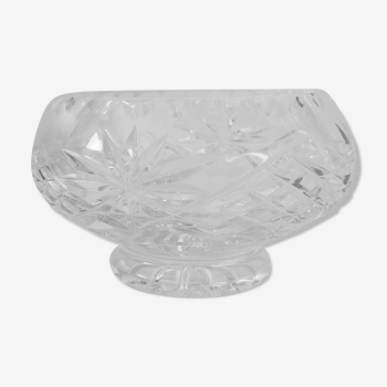 Trinket bowl in cut crystal