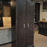 Metal cabinet with 2 doors, 1950s