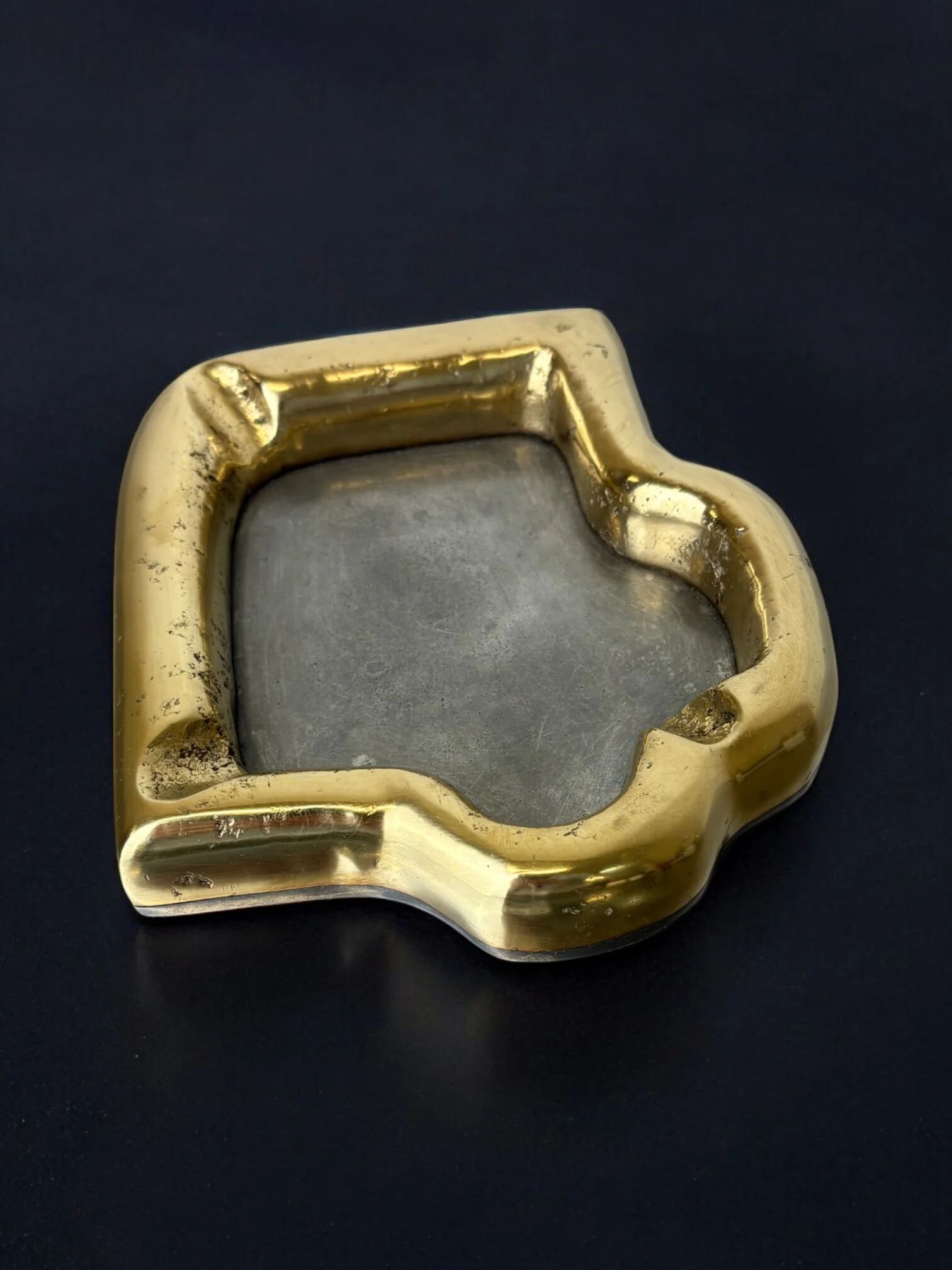 Brutalist "Puzzle" ashtray by David Marshall, Spain, circa 1970