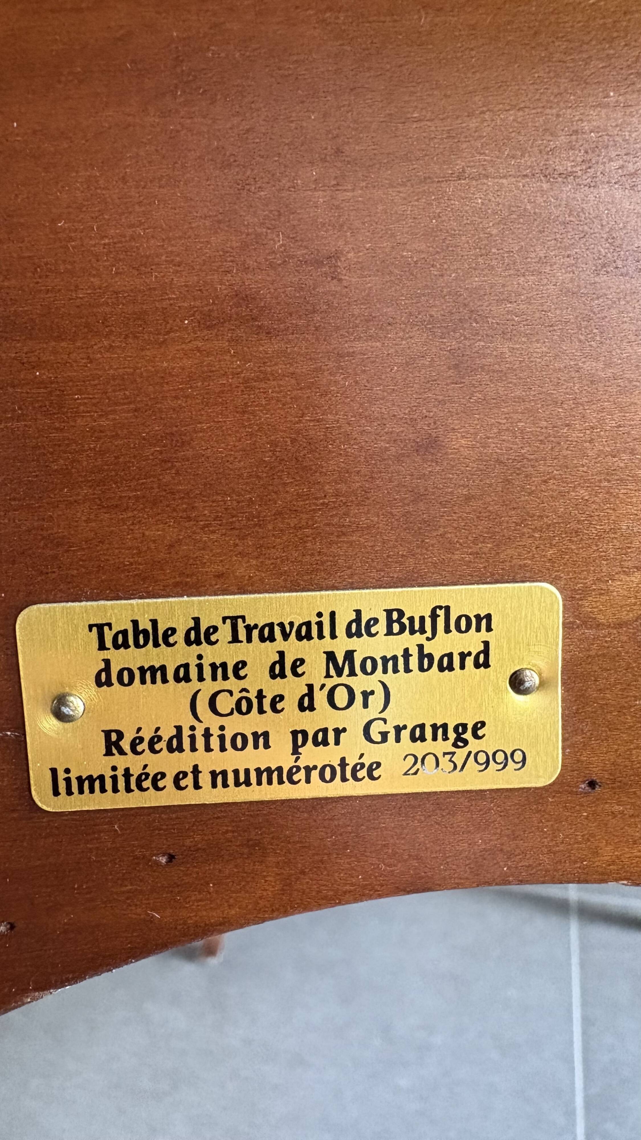 Buffon's Work Table – Grange Reissue (numbered)