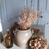 Old grey sandstone pot
