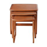 Vintage Teak Nesting Tables – 1960s Design | Nathan Furniture