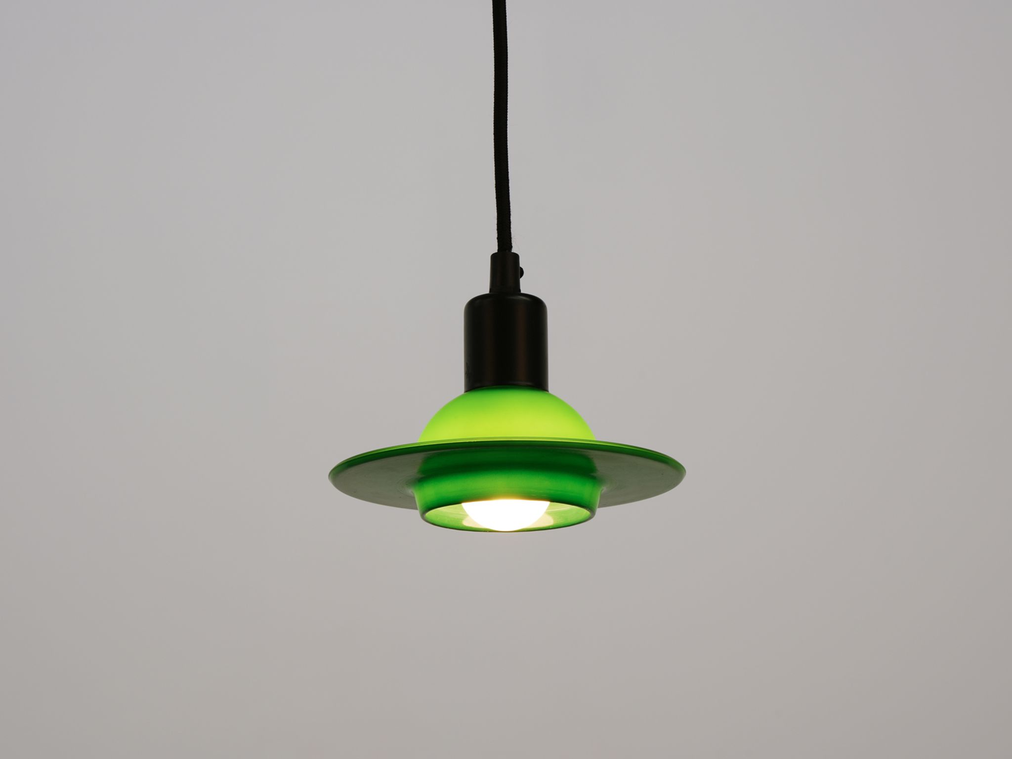 Small Scandinavian accent suspension made in Denmark in pressed glass