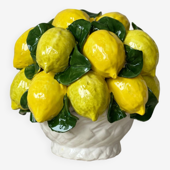 Slip trompe-l'oeil basket of lemons
