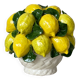 Barbotine trompe-l’œil panier de citrons