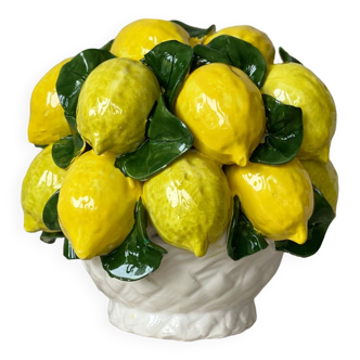 Slip trompe-l'oeil basket of lemons