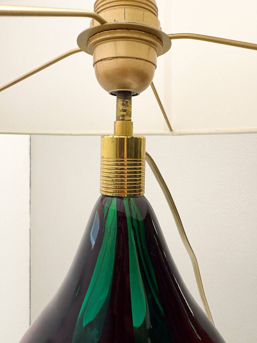 Murano Glass Table Lamp, Italy, 1950s