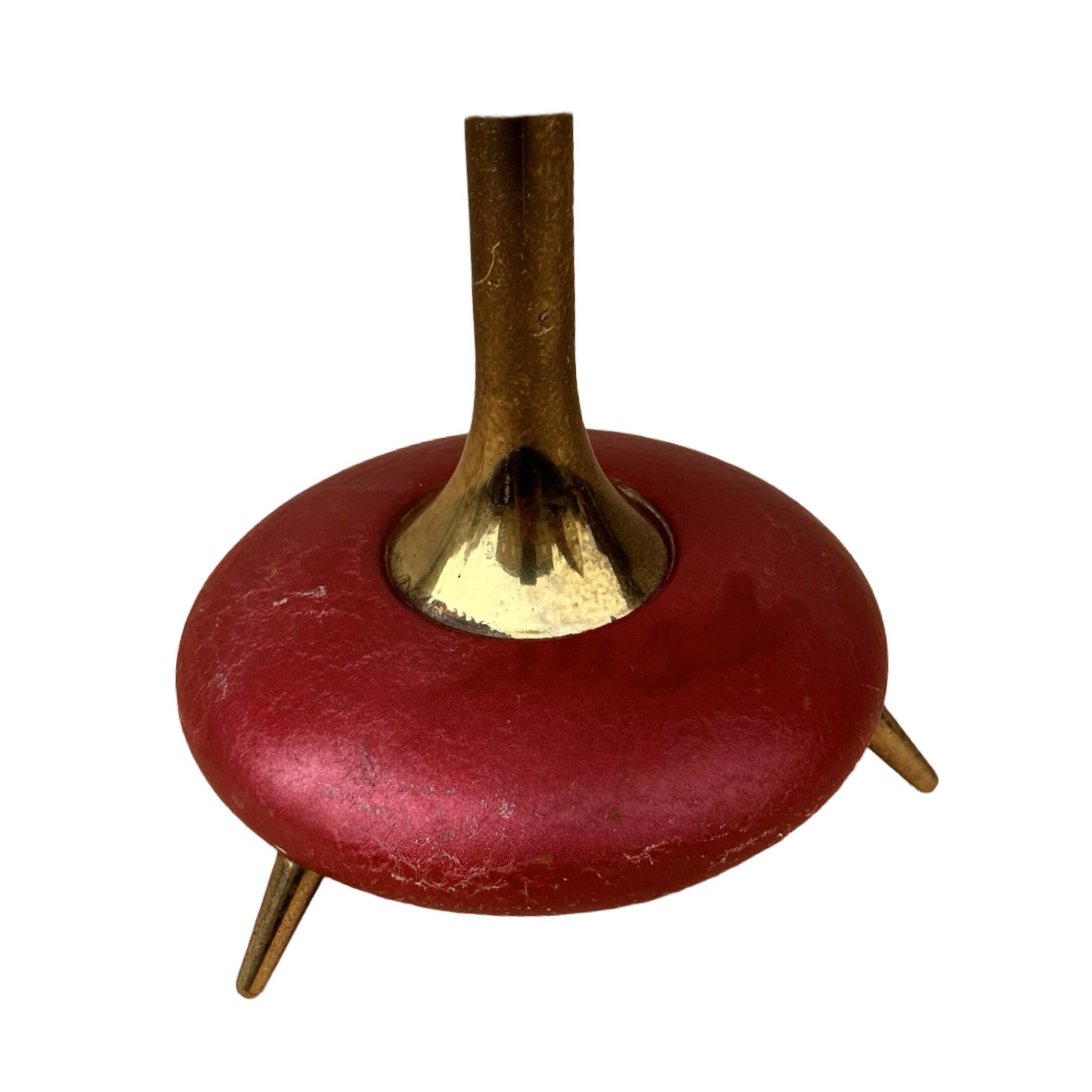 Table lamp with a lampshade Belgium 1980s.