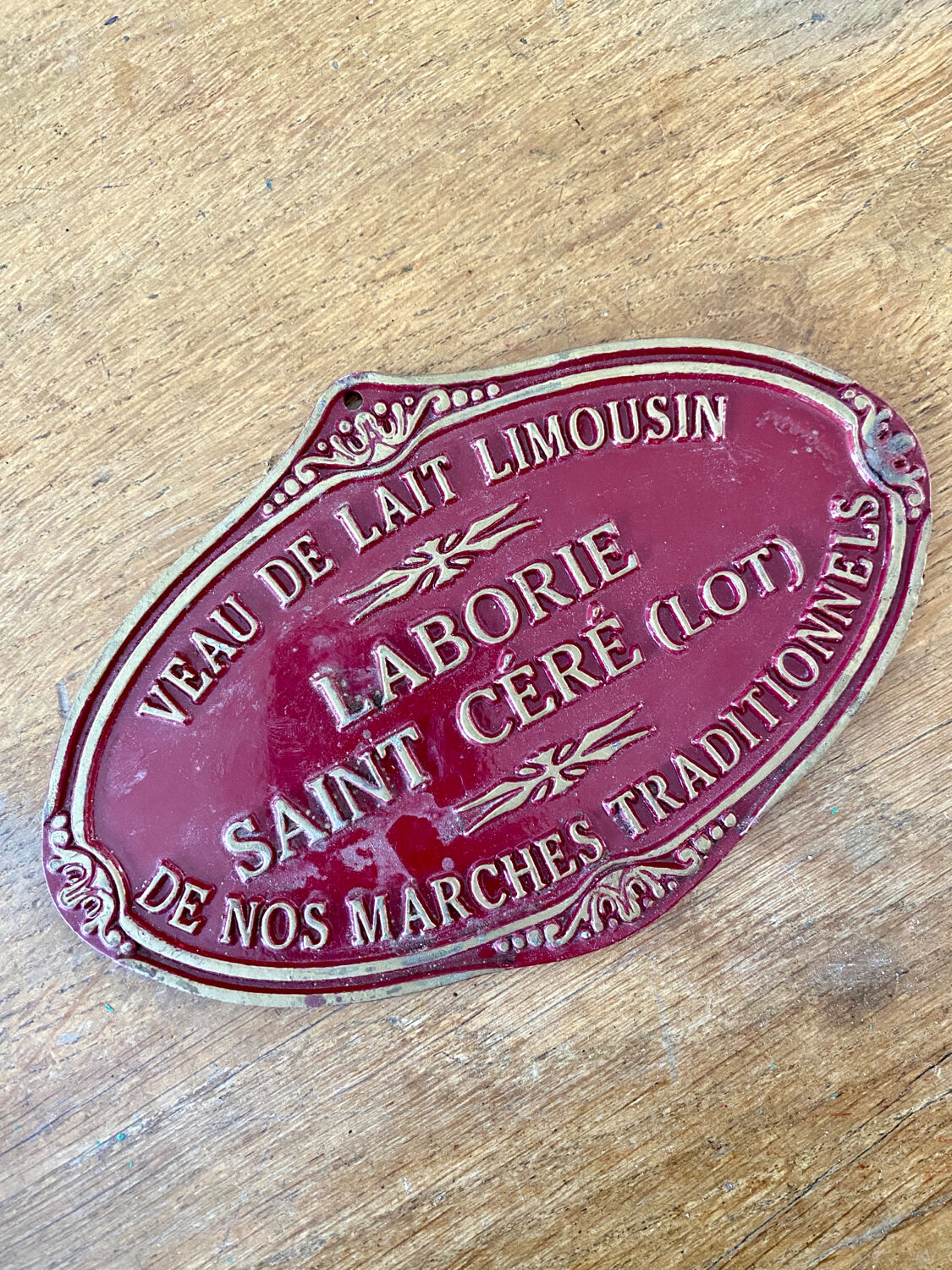 Bordeaux agricultural competition plate