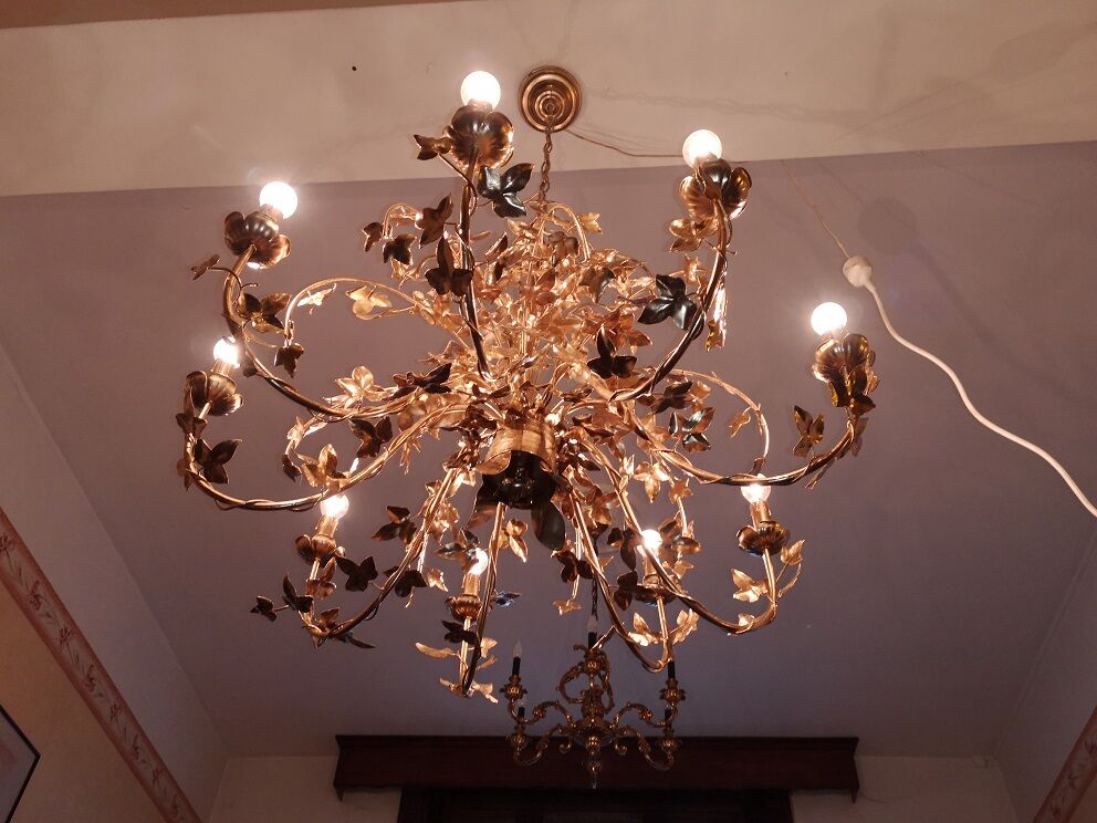 Lustre 9 lumières Maison Chaumette