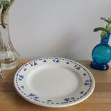 Small opaque porcelain dessert plate
