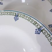 4 assiettes creuses vintage St Amand 211259