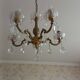 Glass tassel chandelier