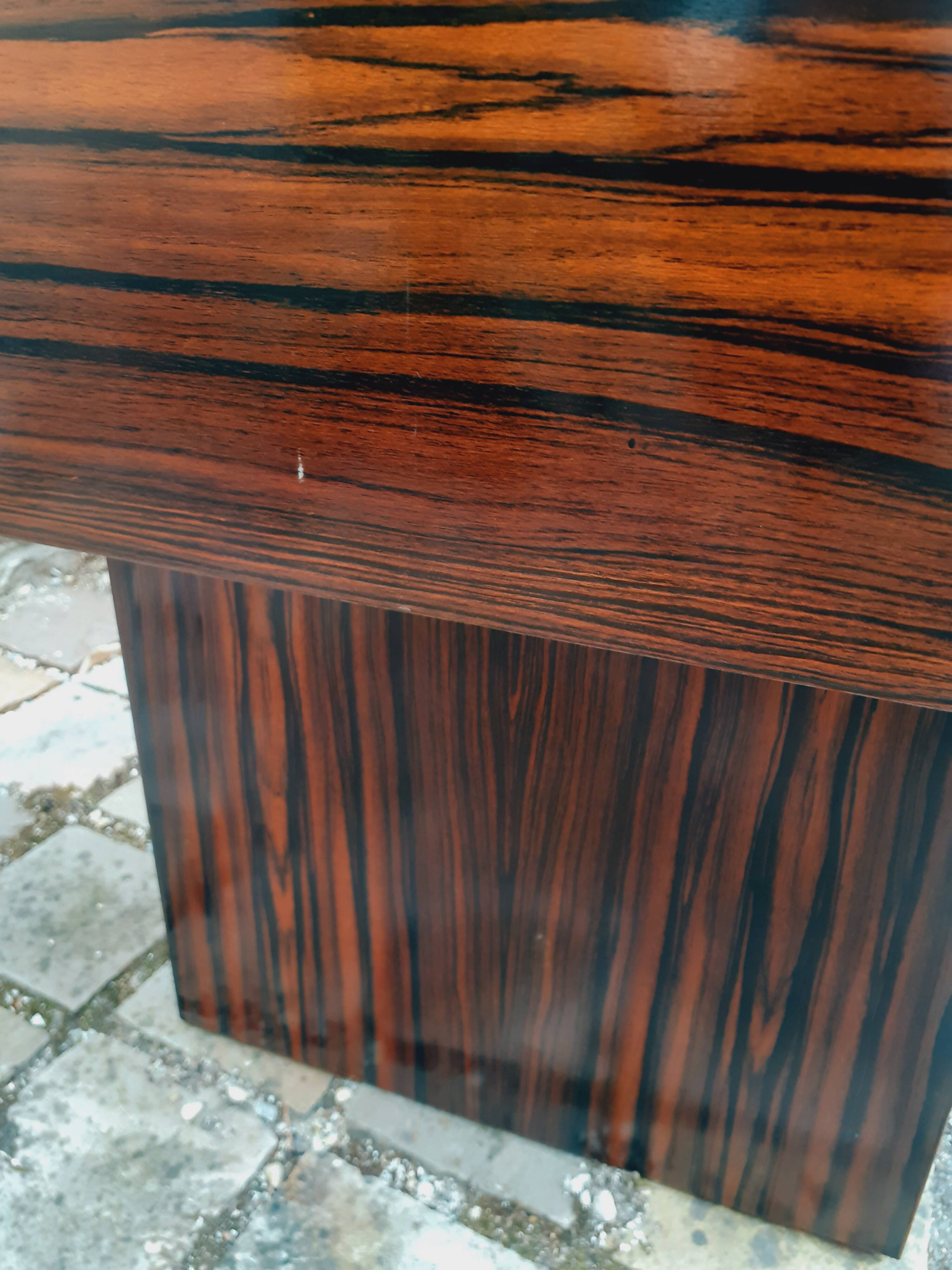 Rosewood console table, 1970s