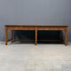 Large antique drapery fabric table