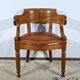 Mahogany Office Armchair, Louis Philippe Period – Mid-19th Century