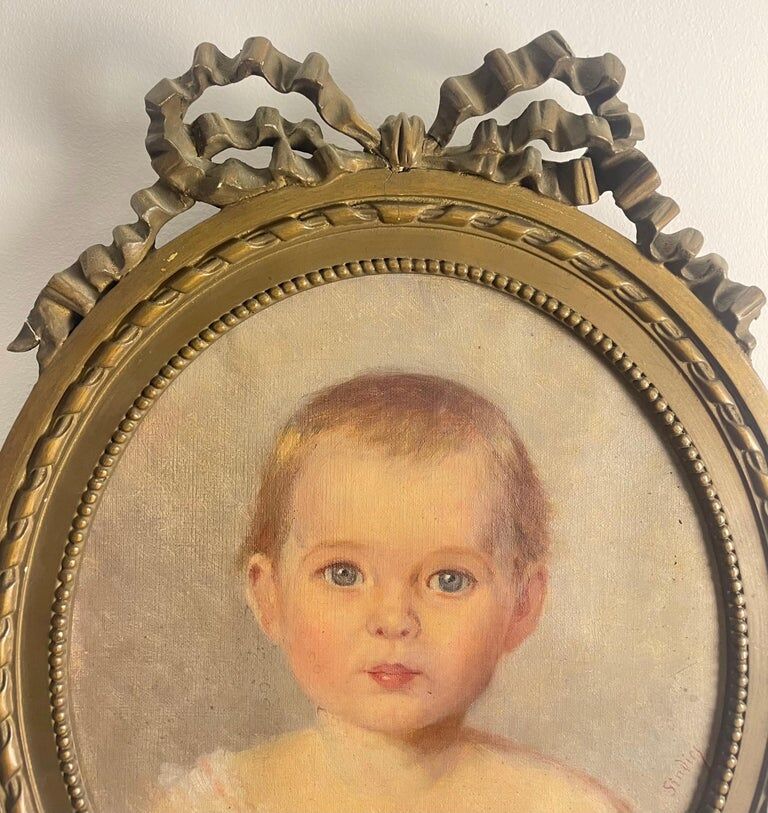 Portrait of a XIXth century baby/toddler