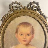 Portrait of a XIXth century baby/toddler