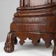 Neo-Gothic Oak Umbrella Stand with Sculptural Carving, France, 19th Century