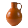 Vase orange avec anse