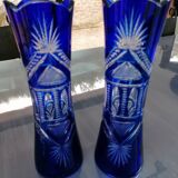 Bohemian crystal vase