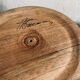 Vase en bois années 70
