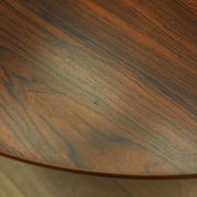 Round rosewood coffee table, Danish design, 1970s, made in Denmark