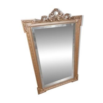 Louis XVI trumeau - 19th century, gilded wood