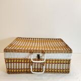 Rattan suitcase
