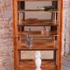 Antique Biedermeier Display Cabinet in Spruce, 1830s